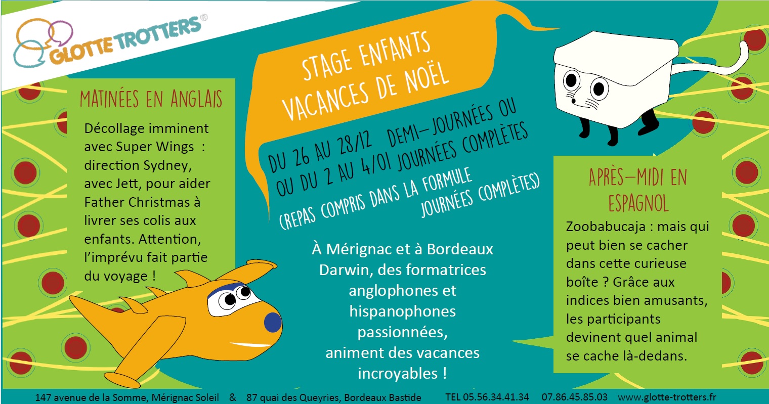 Vivez la magie de Noël avec nos stages enfants en anglais et espagnol