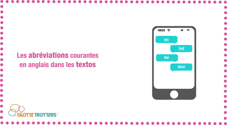 Les abréviations courantes en anglais dans les textos