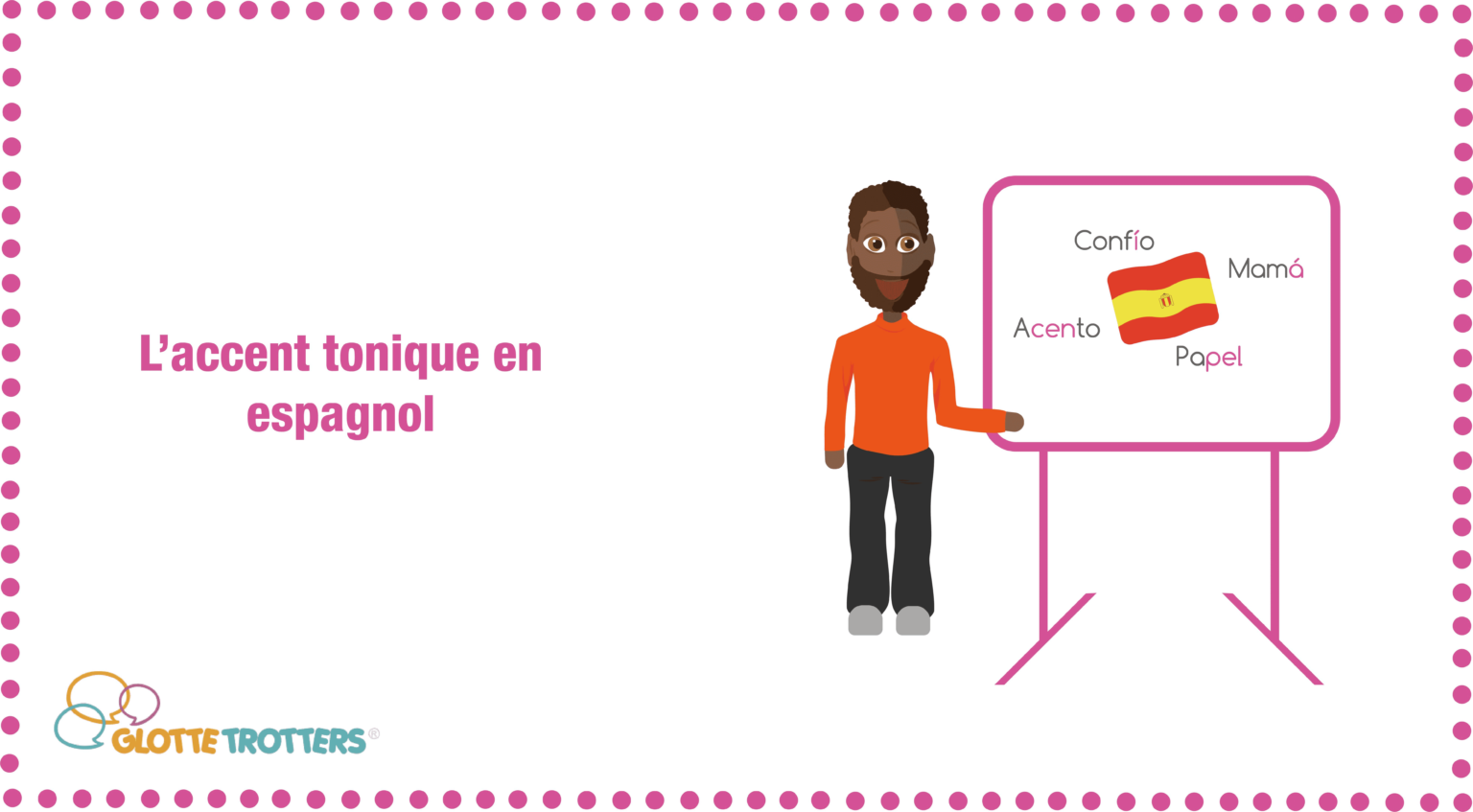 Accent tonique en espagnol GlotteTrotters