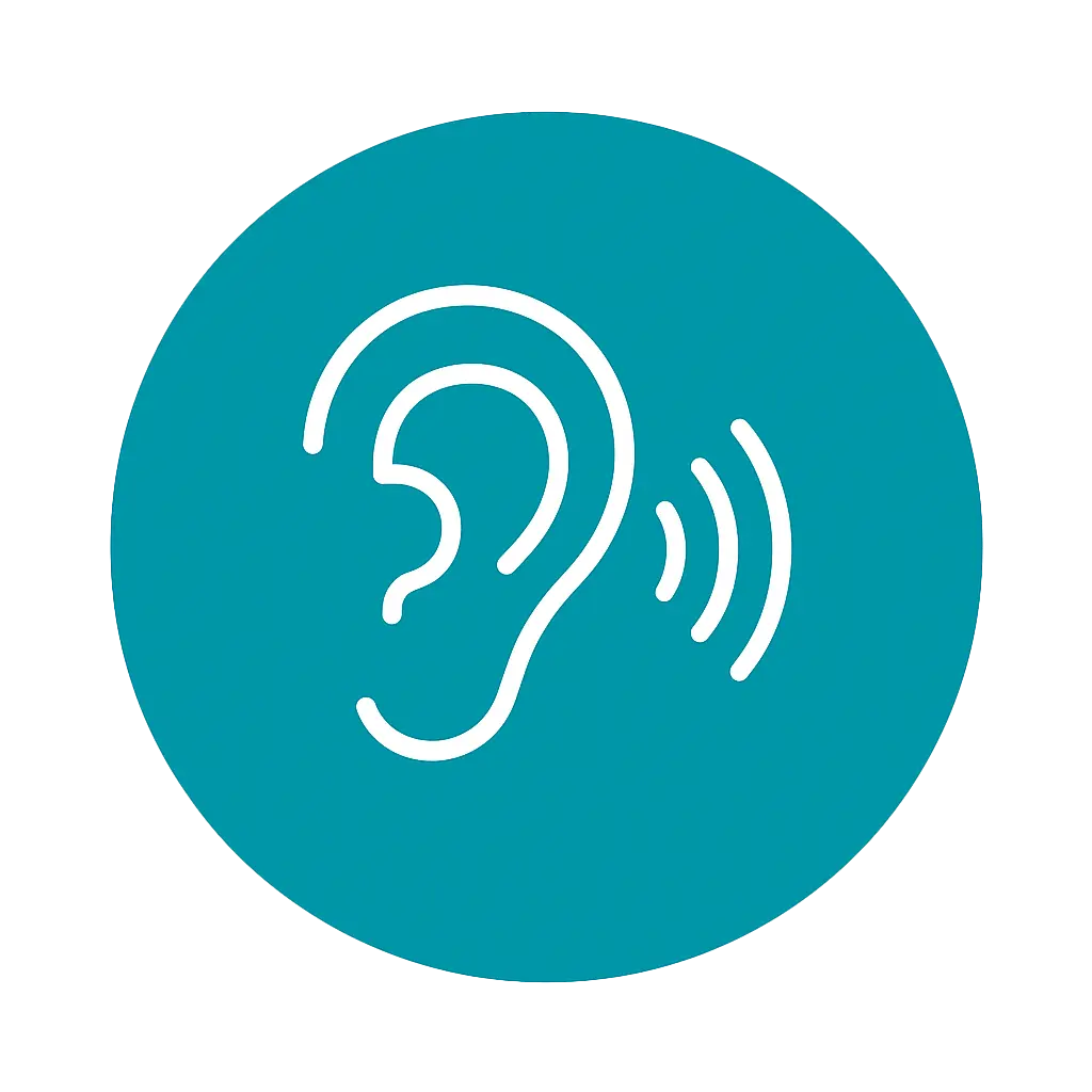 Icône comprehension orale - formation CPF anglais professionnel